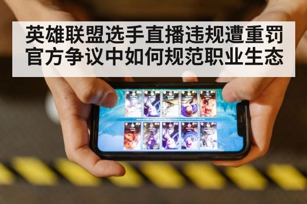 英雄联盟选手直播违规遭重罚 官方争议中如何规范职业生态